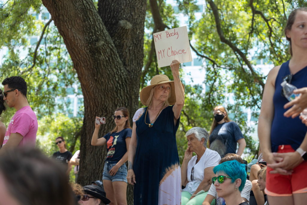 Abortion rights protesters participate in nationwide demonstrations, in New Orleans