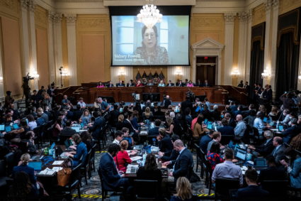 WATCH: Taped testimony paints picture of &lsquo;unhinged&rsquo; White House meeting as Trump tried to fight election results