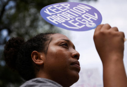 FILE PHOTO: Abortion rights protesters participate in nationwide demonstrations, in Houston
