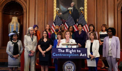 House Speaker Nancy Pelosi holds news conference on contraception in Washington