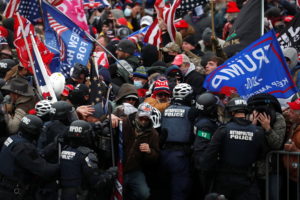 Supporters of U.S. President Donald Trump gather in Washington