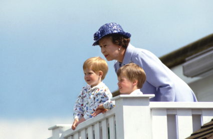 Queen Harry And William