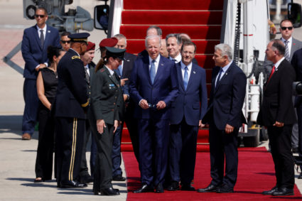 U.S. President Biden visits Israel