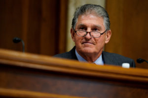U.S. Senator Joe Manchin (D-WV) on Capitol Hill in Washington