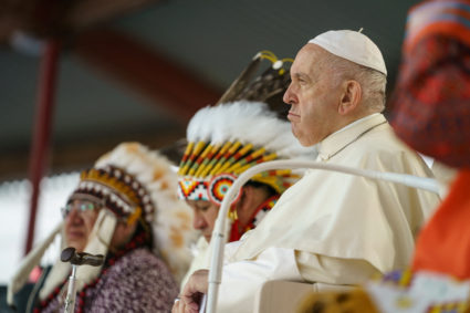 Pope Francis visits Alberta
