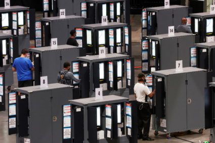 Hawks arena in Atlanta set to be the nation's largest polling place amid COVID fears