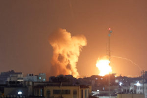 Israeli-Palestinian fighting in Gaza