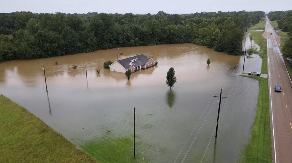 Flooding in Canton, Mississippi