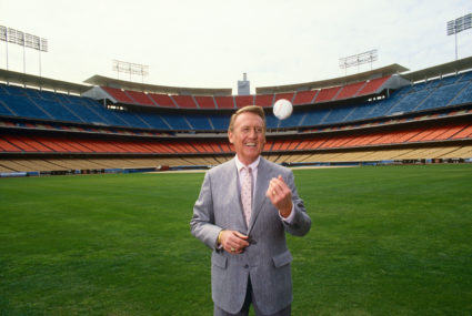Broadcaster Vin Scully Portrait Session