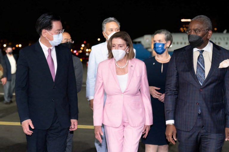 U.S. House Speaker Nancy Pelosi visits Taipei