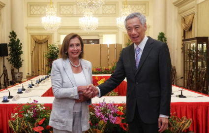 U.S. House of Representatives Speaker Nancy Pelosi visits Singapore