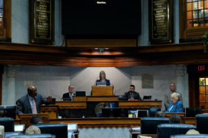 Special session debating on banning abortion, in Indianapolis