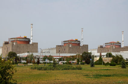 Zaporizhzhia Nuclear Power Plant near Enerhodar
