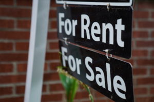 A "For Rent, For Sale" sign is seen outside of a home in Washington, U.S., July 7, 2022. Photo by Sarah Silbiger/REUTERS