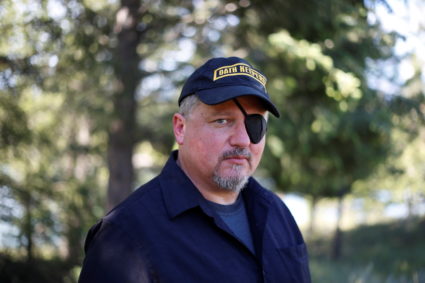 Oath Keepers militia founder Stewart Rhodes poses during an interview session in Eureka, Montana, U.S. June 20, 2016. Photo by Jim Urquhart/REUTERS