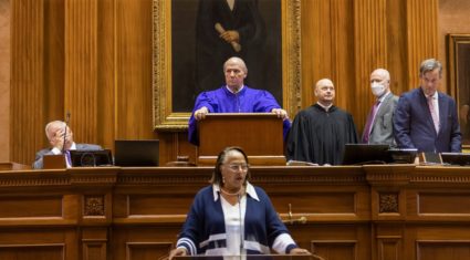 South Carolina Senate members debate a new total ban on abortion in Columbia