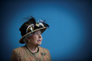 Britain's Queen Elizabeth views the interior of the refurbished East Wing of Somerset House at King's College in London, Britain, February 29, 2012. Photo by Eddie Mulholland/Pool via REUTERS