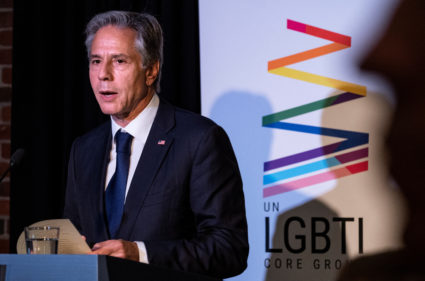 WATCH: Blinken urges global effort to expand LGBTQ rights