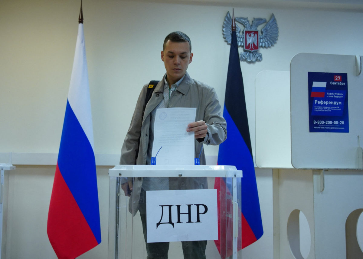 Voting begins in ‘rigged’ referendum to join Russia in occupied parts ...