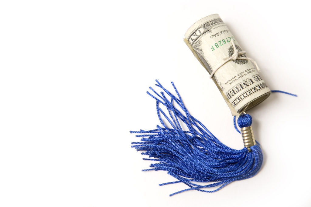 tassel and money