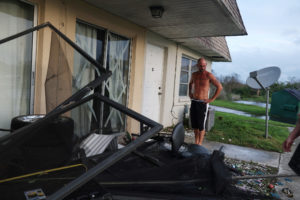 Afternmath of Hurricane Ian in southwestern Florida