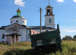 The village of Hrakove, recently liberated by Ukrainian Armed Forces, in Kharkiv region