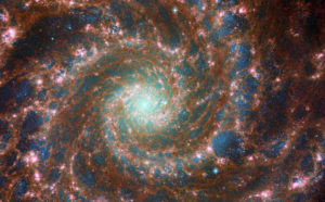 View of M74, otherwise known as the Phantom Galaxy