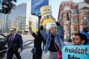 Activists call for the cancellation of student debt in Washington