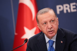 Turkey's President Tayyip Erdogan visits Serbia
