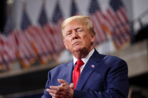 Former U.S. President Donald Trump attends a rally in Wilkes-Barre, Pennsylvania, U.S., September 3, 2022. Photo by Andrew Kelly/REUTERS