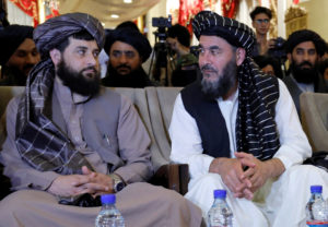 News conference after a prisoner swap, in Kabul