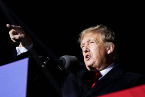 FILE PHOTO: FILE PHOTO: Former U.S. President Trump holds rally in Georgia