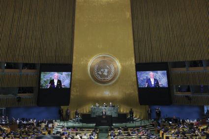 World leaders address the 77th Session of the United Nations General Assembly at U.N. Headquarters in New York City
