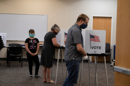 Voters cast their ballot in New Mexico primary