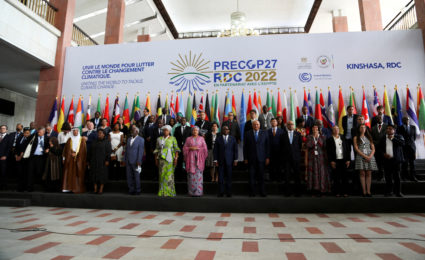Congo holds informal ministerial meeting ahead of the COP27 climate summit, in Kinshasa