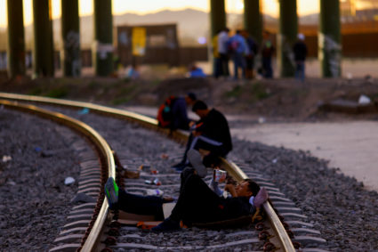 Venezuelan migrants are in Ciudad Juarez after the new immigration policies of the United States