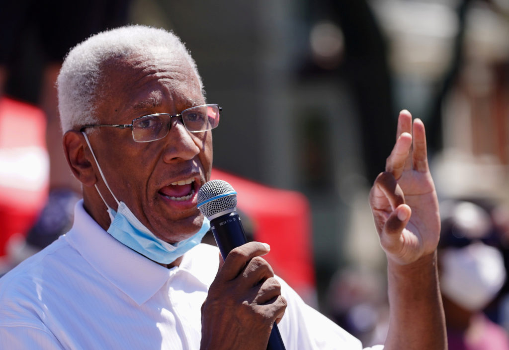 Protesters rally against racial inequality in Richmond