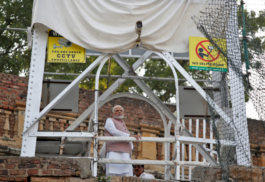 Aftermath of collapse of suspension bridge in Morbi town