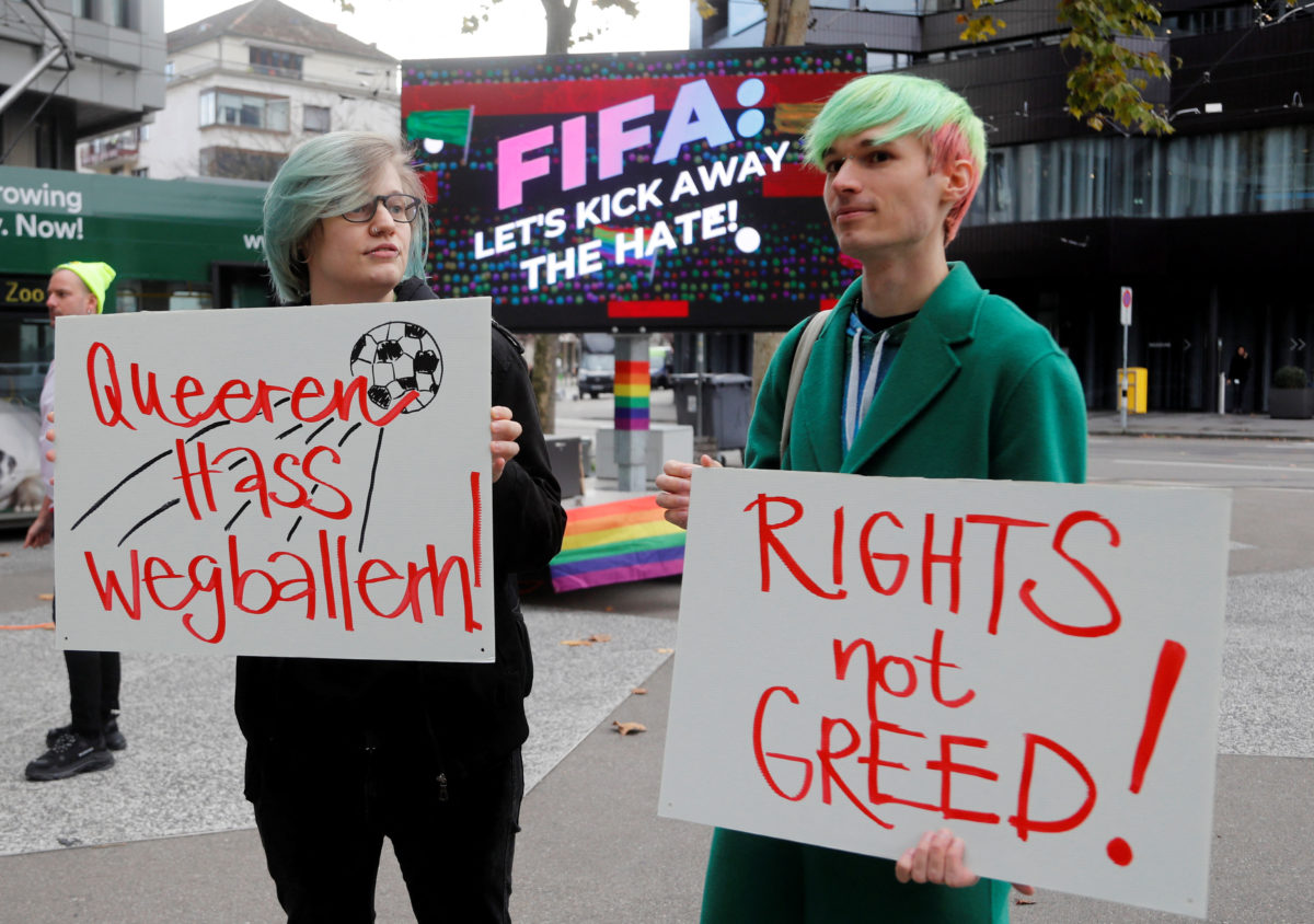 World Cup teams end human rights armband protest after threats by FIFA