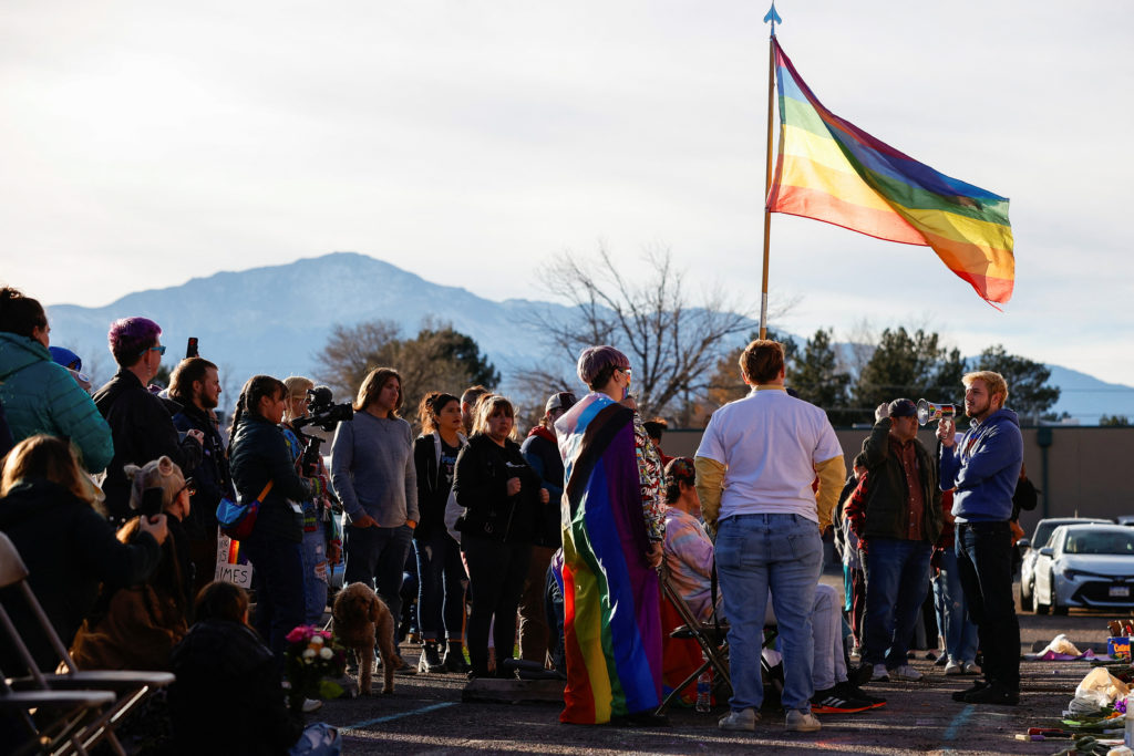 Aftermath of mass shooting at LGBTQ nightclub Club Q in Colorado Springs