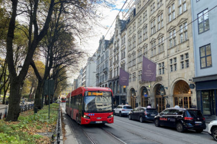 FILE PHOTO: Oslo on track to become first capital with zero-emissions public transport next year