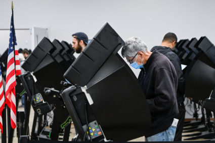 Early voting in Columbus, Ohio