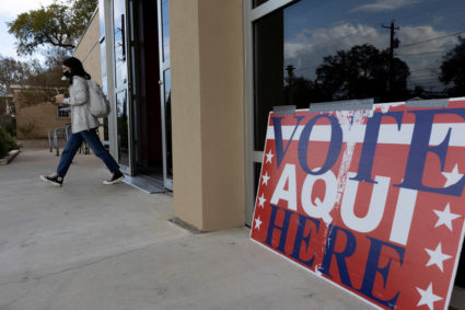 Texans go to the polls