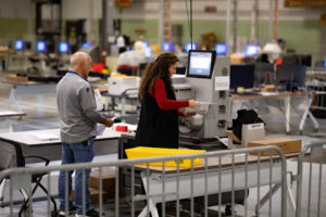 2022 U.S. midterm election ballot counting in Philadelphia