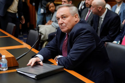 FTX Group CEO John J. Ray III waits to begin his testimony before a U.S. House Financial Services Committee hearing investigating the collapse of the now-bankrupt crypto exchange FTX after the arrest of FTX founder Sam Bankman-Fried, on Capitol Hill in Washington, U.S. December 13, 2022. Photo by Elizabeth Frantz/REUTERS