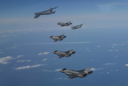 A joint air drill between U.S. and South Korea