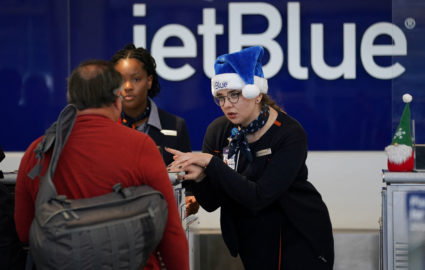 Passengers at Ronald Reagan Washington National Airport