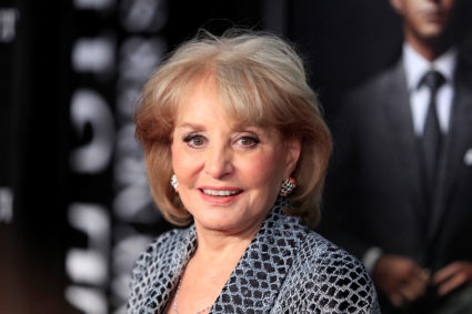 FILE PHOTO: Barbara Walters arrives for the premiere of the film "Wall Street: Money Never Sleeps" in New York