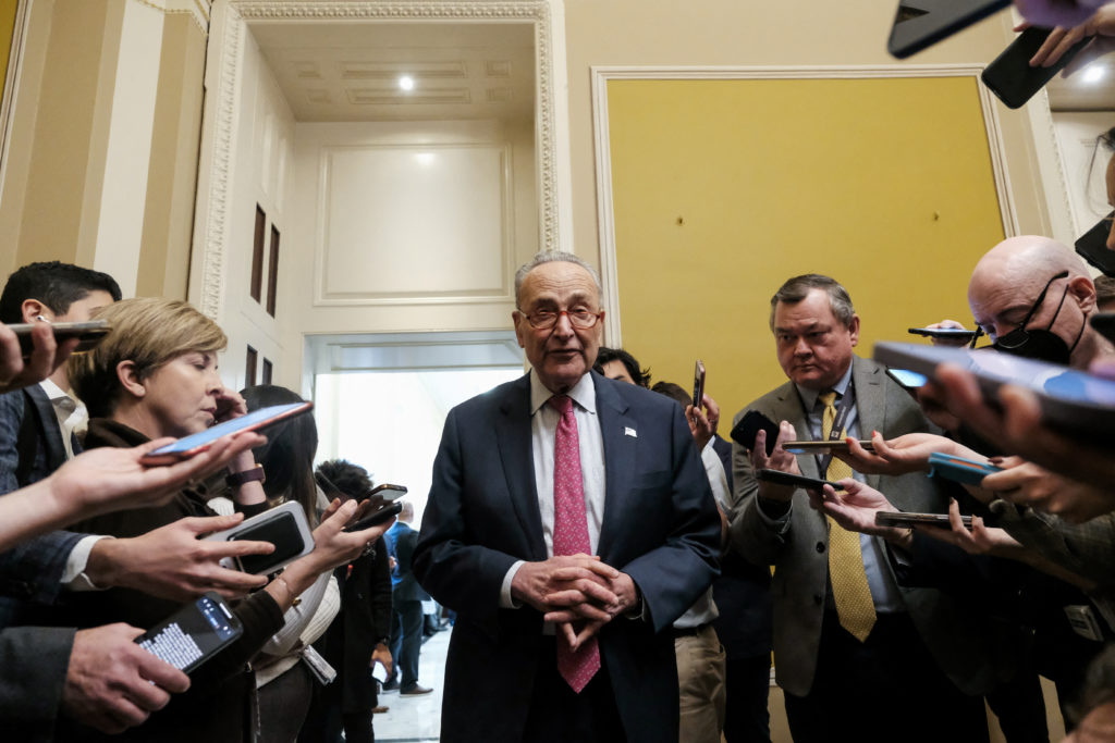 U.S. Senate votes on bill avoiding rail strike on Capitol Hill in Washington