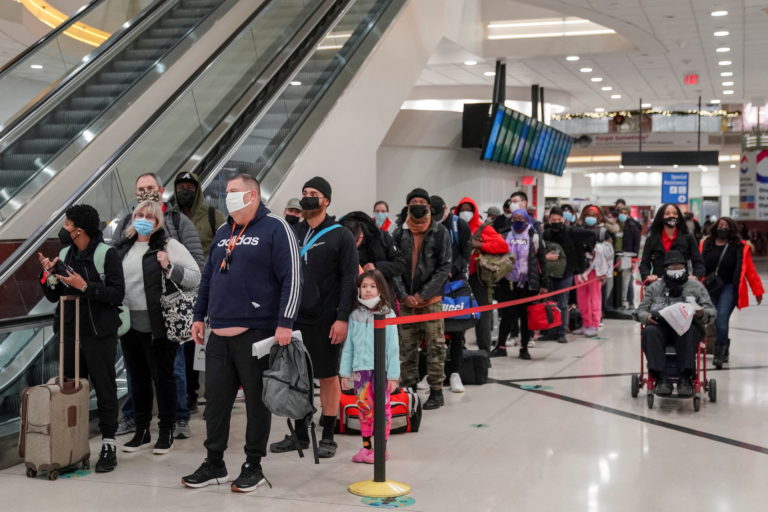 Holiday season at Atlanta airport